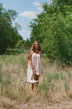 Rosemary 100% Cotton Mini Dress in Sugar Shack