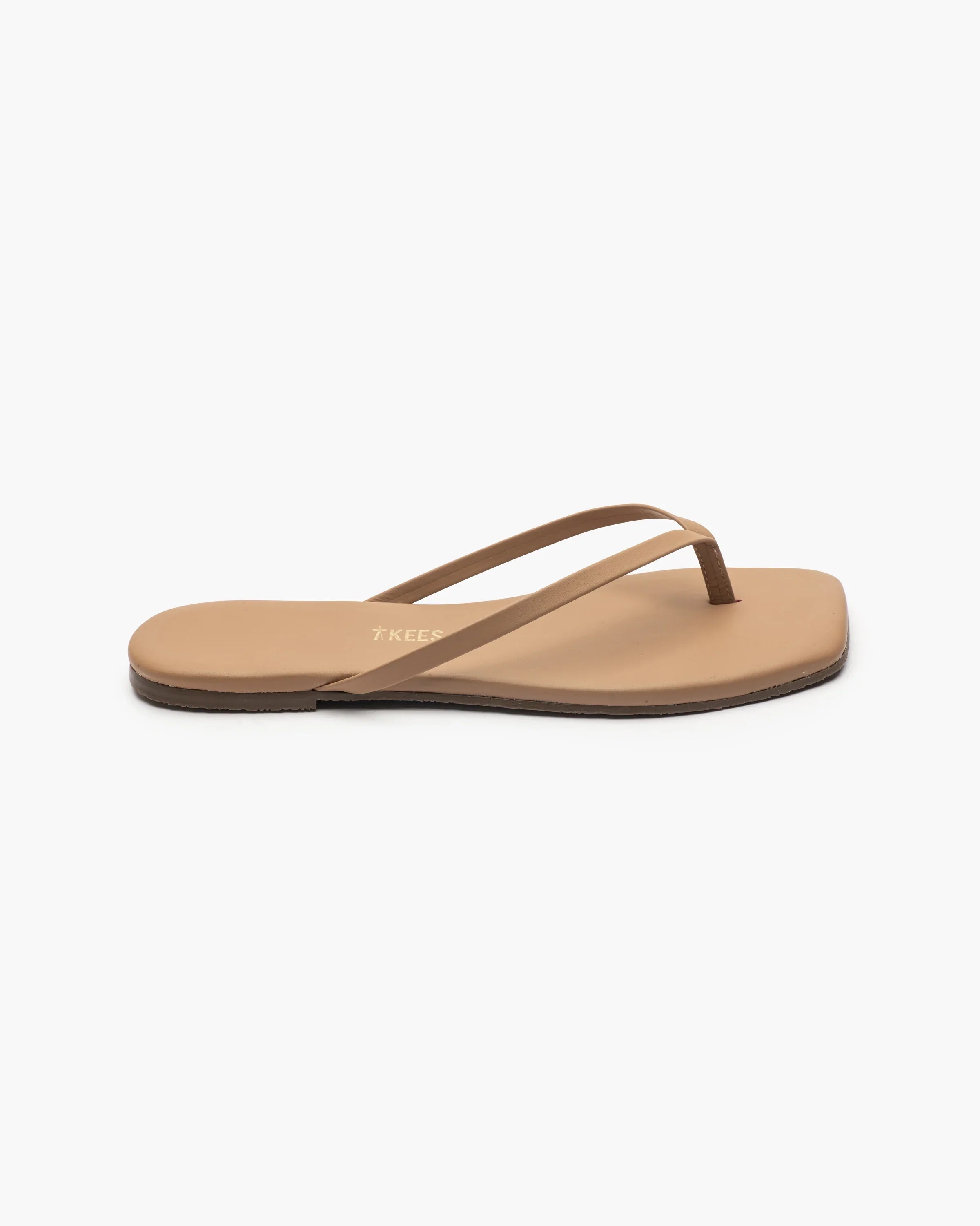 Tkees Square Toe Flip Flop Sandal in Cocobutter