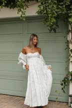 Dear Skye Floral Dress in Blue