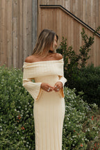 Evella Maxi Dress in Butter Yellow - Bump Friendly & Inclusive Sizing