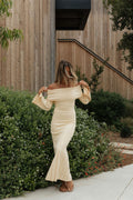 Evella Maxi Dress in Butter Yellow - Bump Friendly & Inclusive Sizing
