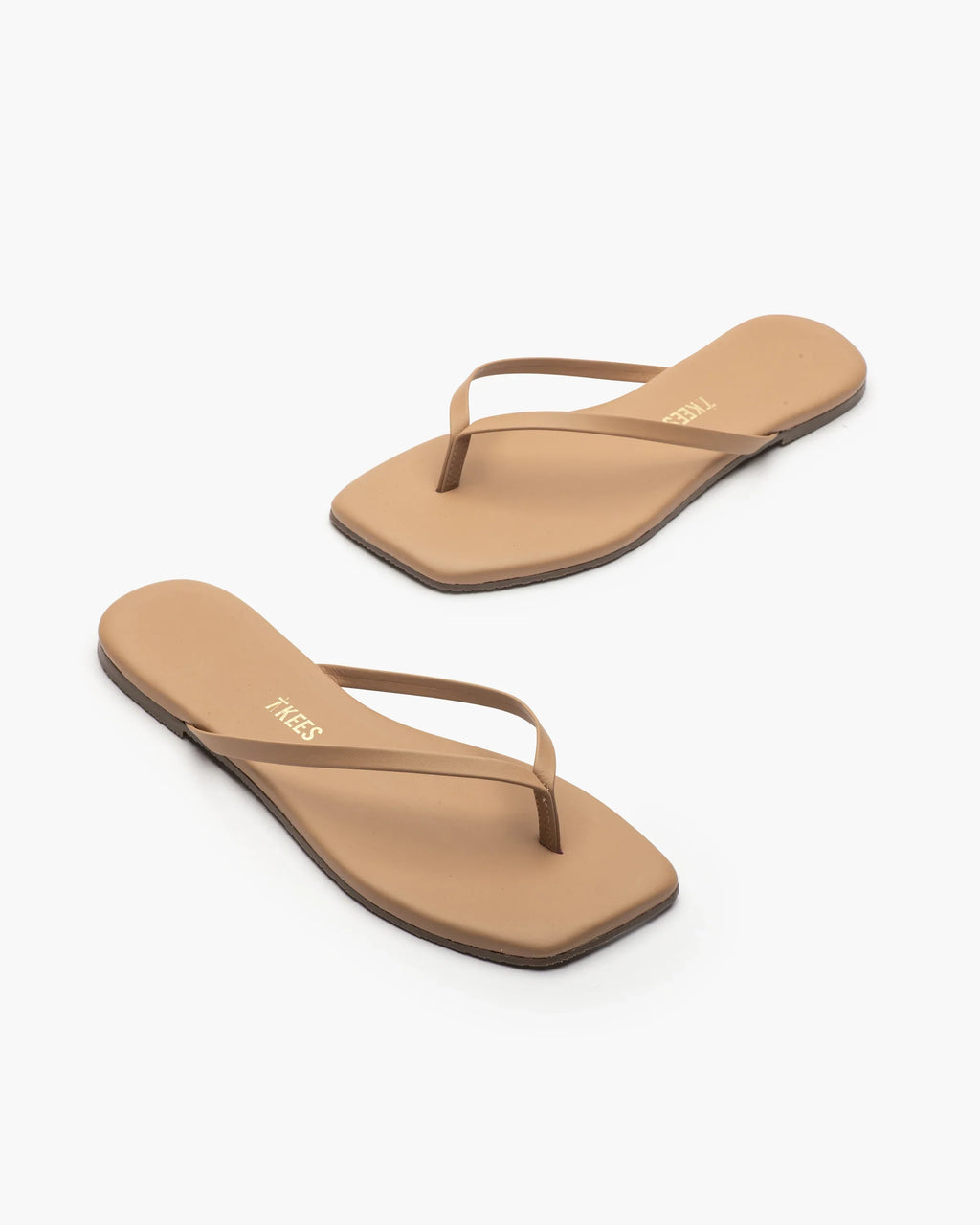 Tkees Square Toe Flip Flop Sandal in Cocobutter