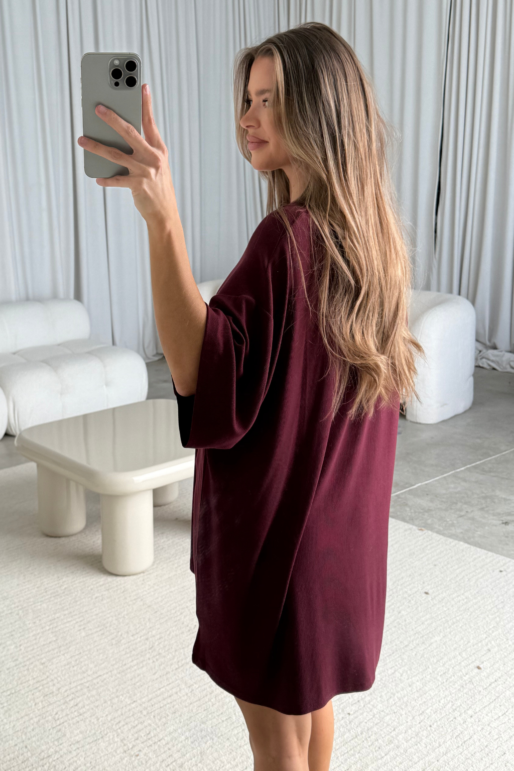 All Weekend Long Set - Short Sleeves - in Plum