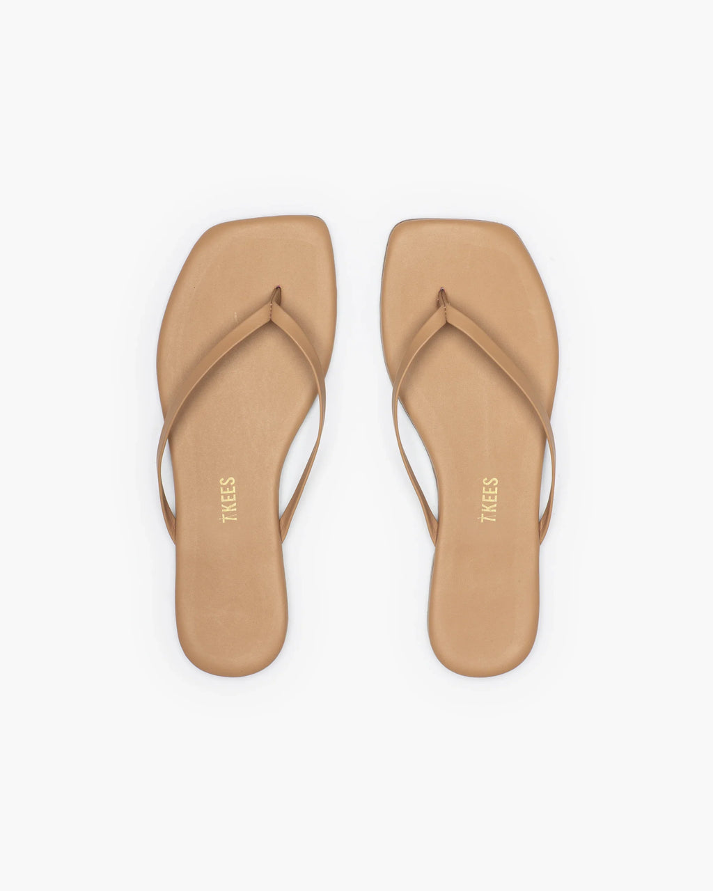 Tkees Square Toe Flip Flop Sandal in Cocobutter