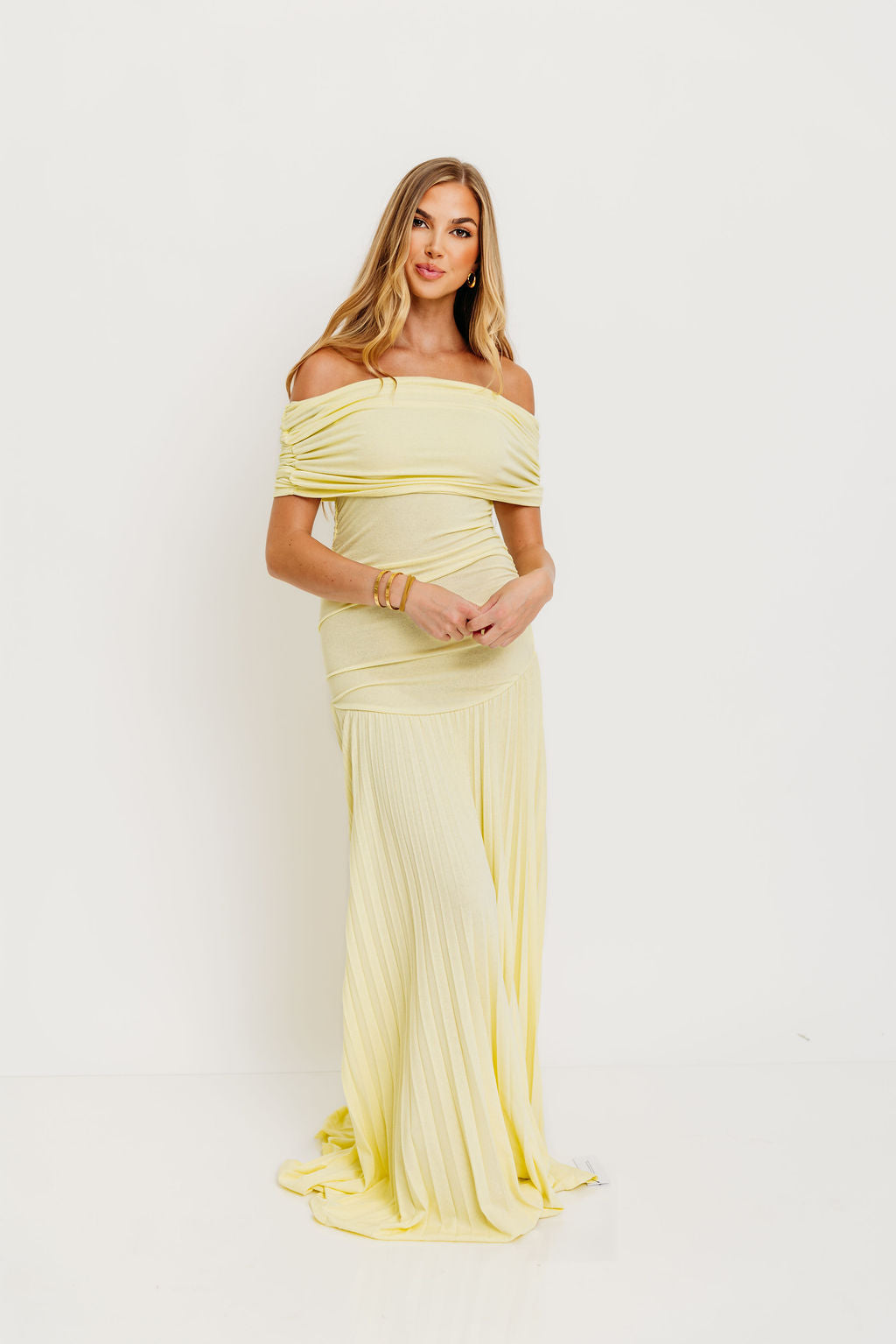 Halo Maxi Dress in Buttercream *Final-Sale*