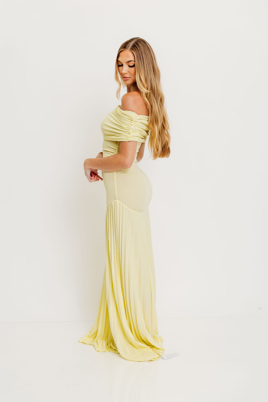 Halo Maxi Dress in Buttercream *Final-Sale*