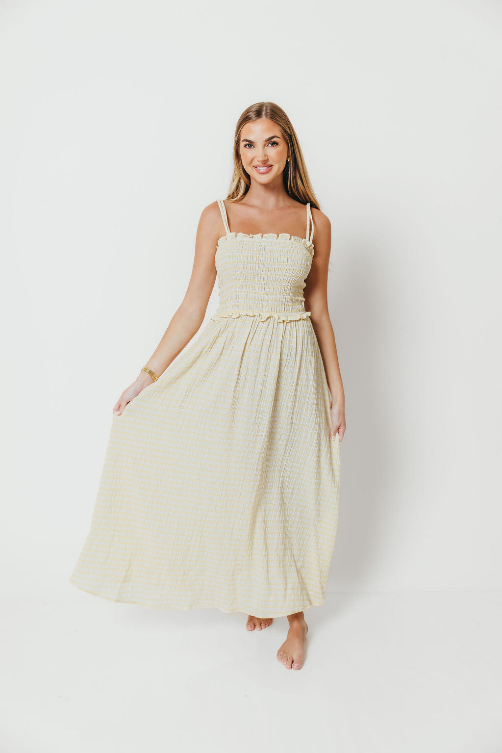 Francia Maxi Dress in Butter