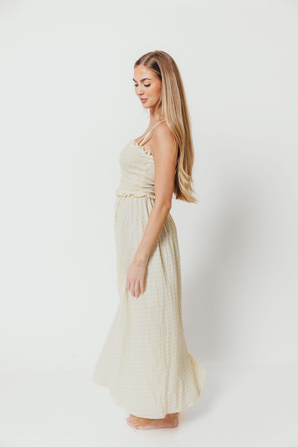 Francia Maxi Dress in Butter
