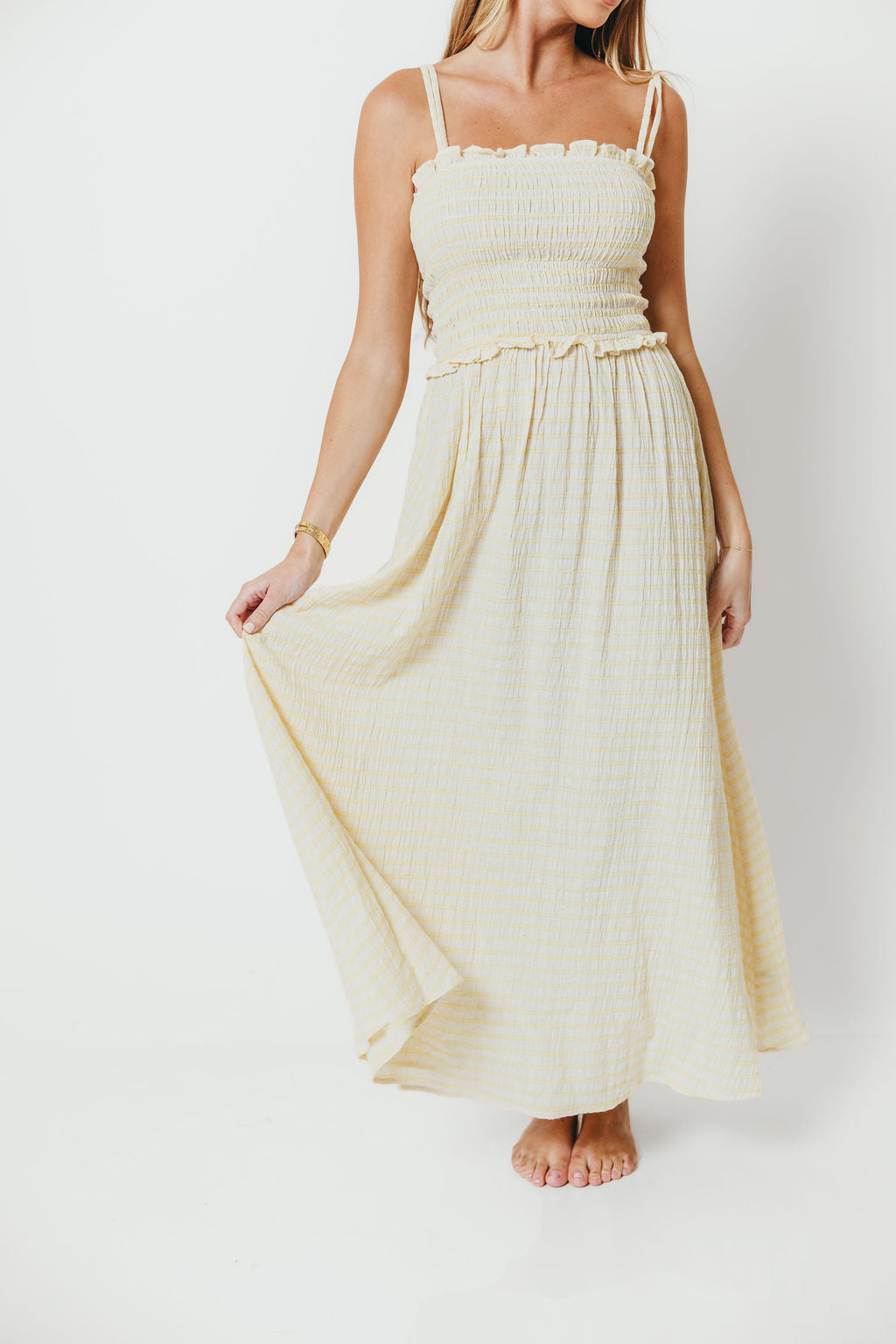 Francia Maxi Dress in Butter