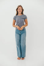 Amberlyn Top in Navy