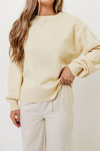 Desiree Sweater in Mellow Yellow