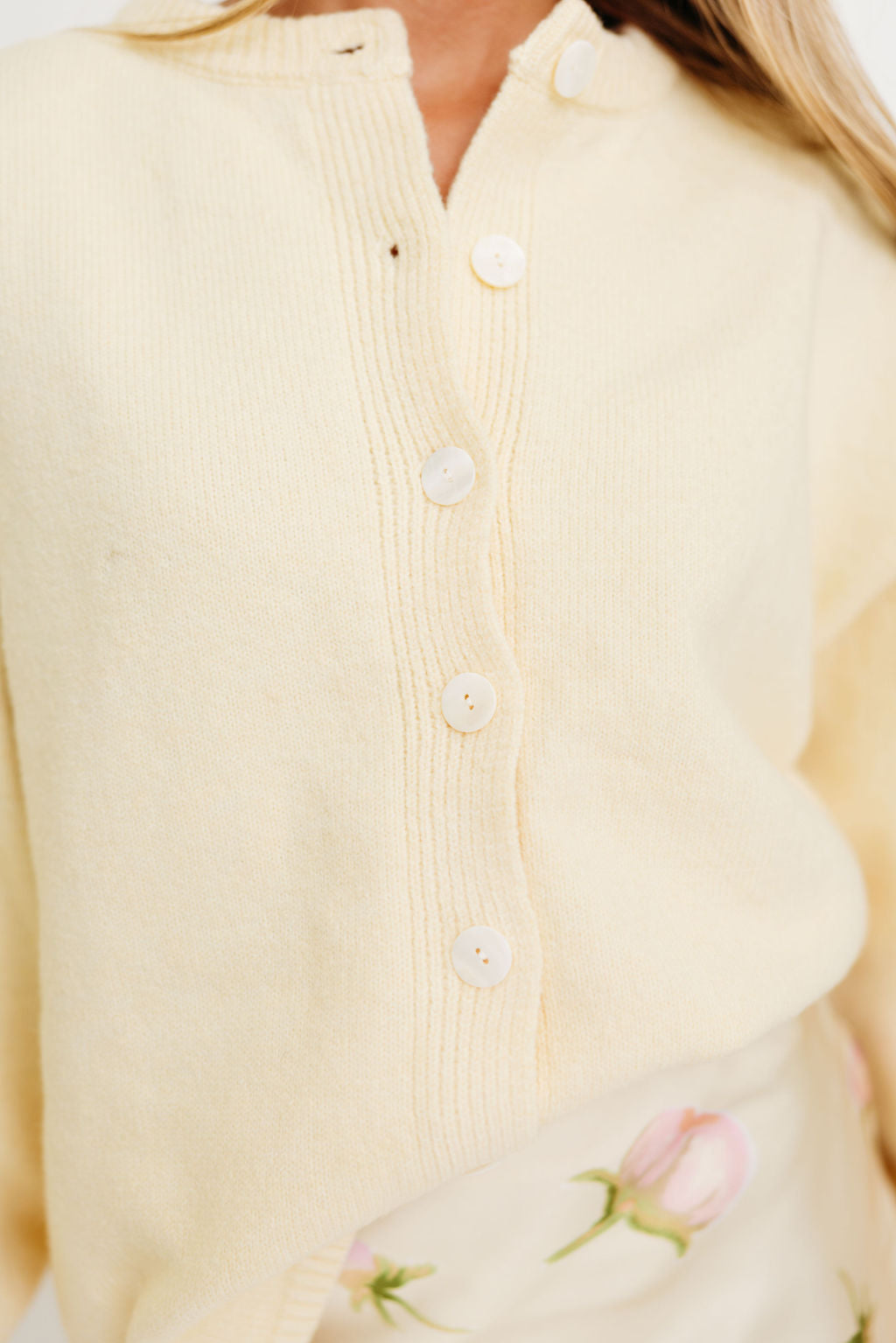Hartford Cardigan Top in Butter