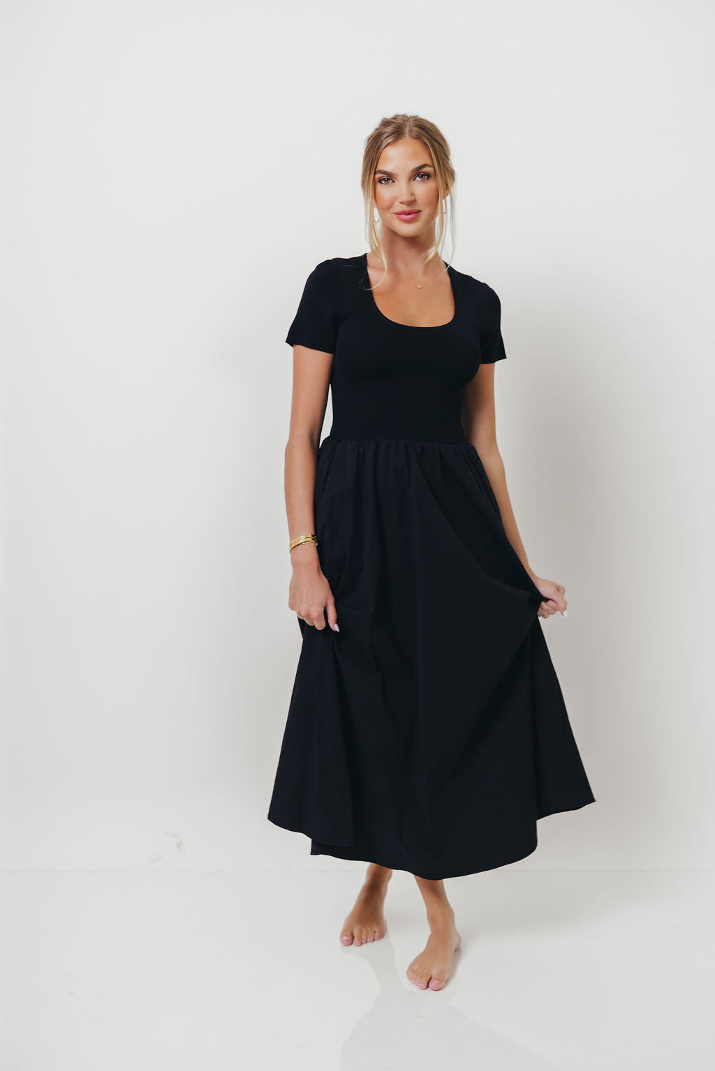 Lynette Maxi Dress in Black