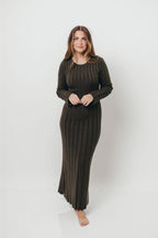 Colette Luxe Maxi Dress in Dark Evergreen *Final Sale*