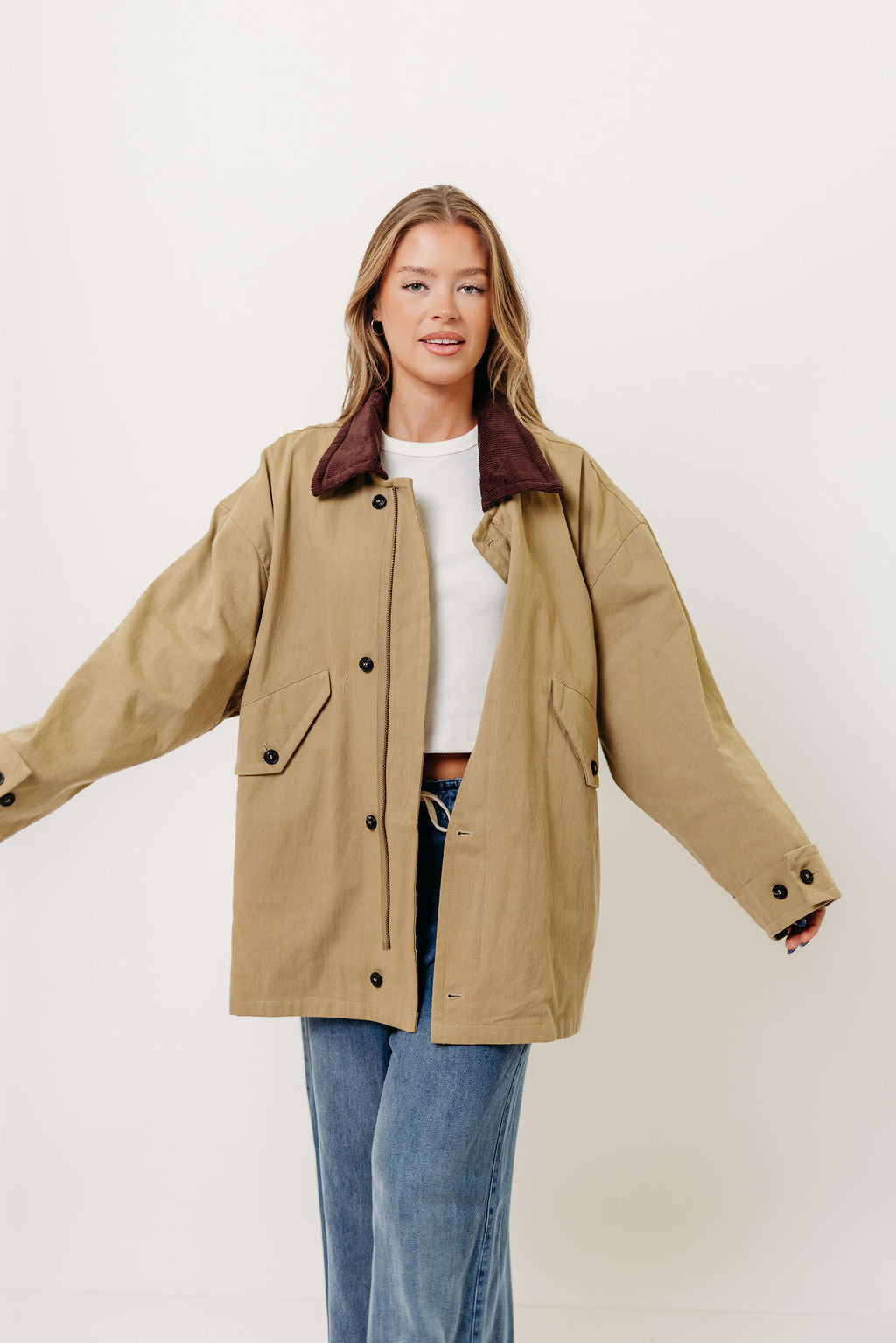 Cambridge Utility Jacket in Khaki