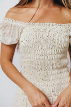 June Bell Maxi Dress in Cream