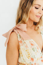 Ambrose Maxi Dress in Cream/Coral Floral *Final-Sale*