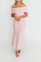 Monroe Maxi Dress in Dusty Pink - Bump Friendly