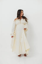 Golden Hour 100% Cotton Maxi Dress in Cream - Bump Friendly *12/17 PRE-ORDER*