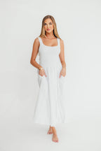 Betty Dress in White
