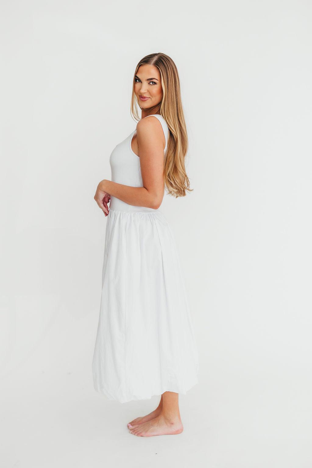 Betty Dress in White
