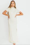 Ellis Maxi Dress in Ivory - Bump Friendly *Final-Sale*