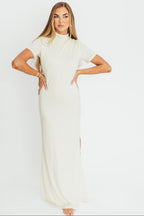 Ellis Maxi Dress in Ivory - Bump Friendly *Final-Sale*