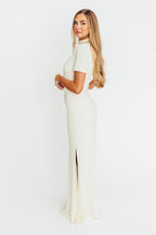 Ellis Maxi Dress in Ivory - Bump Friendly *Final-Sale*
