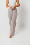 Jay Knit Cargo Pants in Heather Grey *Final Sale*