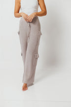 Jay Knit Cargo Pants in Heather Grey *Final Sale*