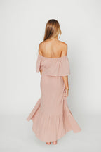 Josie 100% Cotton Maxi Dress in Rose - Bump & Nursing Friendly *Final-Sale*