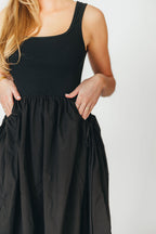 Lucca Midi Dress in Black *Final-Sale*