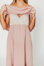 Josie 100% Cotton Maxi Dress in Rose - Bump & Nursing Friendly *Final-Sale*