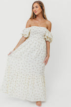 Livvy 100% Cotton Maxi Dress in Lilac Floral - Bump Friendly & Inclusive Sizing