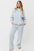 Nixon Mini Striped Sweatpants in Blue and White