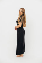 Oakley Ribbed Maxi Dress in Black - Bump Friendly *Final-Sale* *Final Sale*