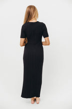 Oakley Ribbed Maxi Dress in Black - Bump Friendly *Final-Sale* *Final Sale*