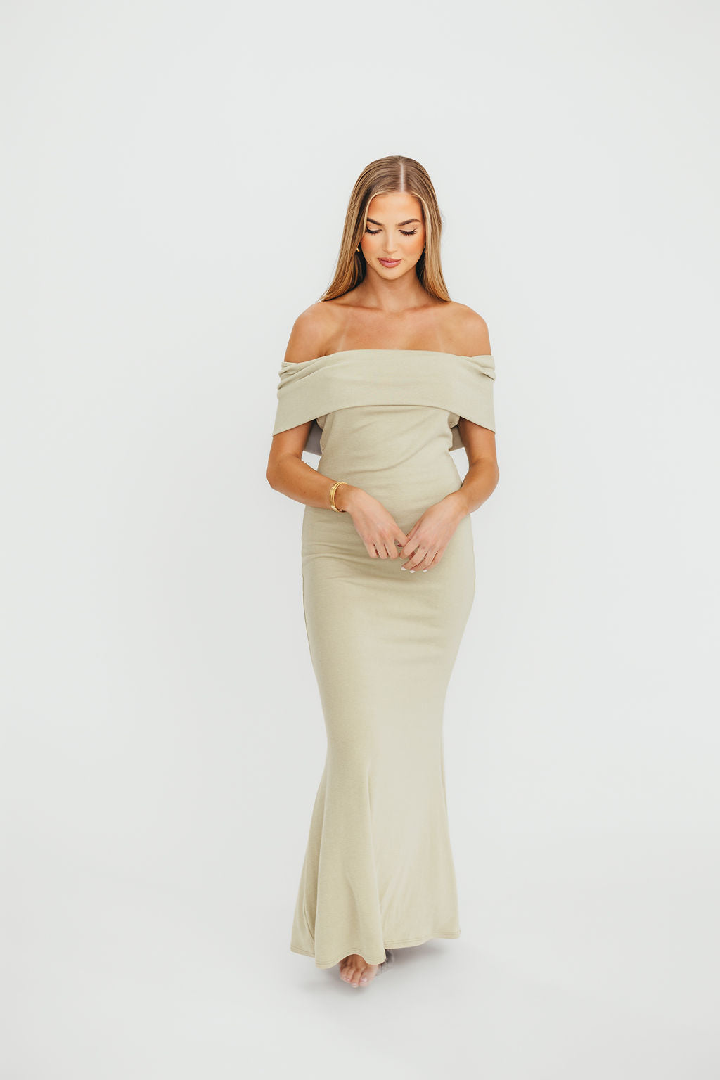 Monroe Maxi Dress in Sage - Bump Friendly