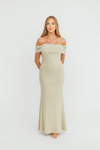 Monroe Maxi Dress in Sage - Bump Friendly
