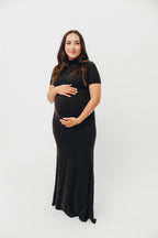 Ellis Maxi Dress in Black - Bump Friendly *Final-Sale*