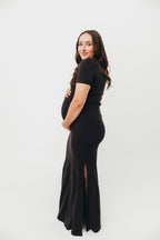 Ellis Maxi Dress in Black - Bump Friendly *Final-Sale*