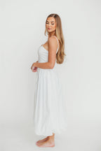 Marisol Bubble Maxi Dress in Off-White *Final-Sale*