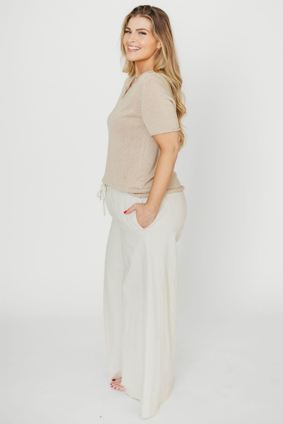 Way Ahead Pants in Stone *Final-Sale*