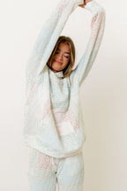 Dorothy Quilted Hoodie in Pastel