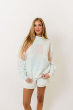 Rose Quilted Shorts in Pastel