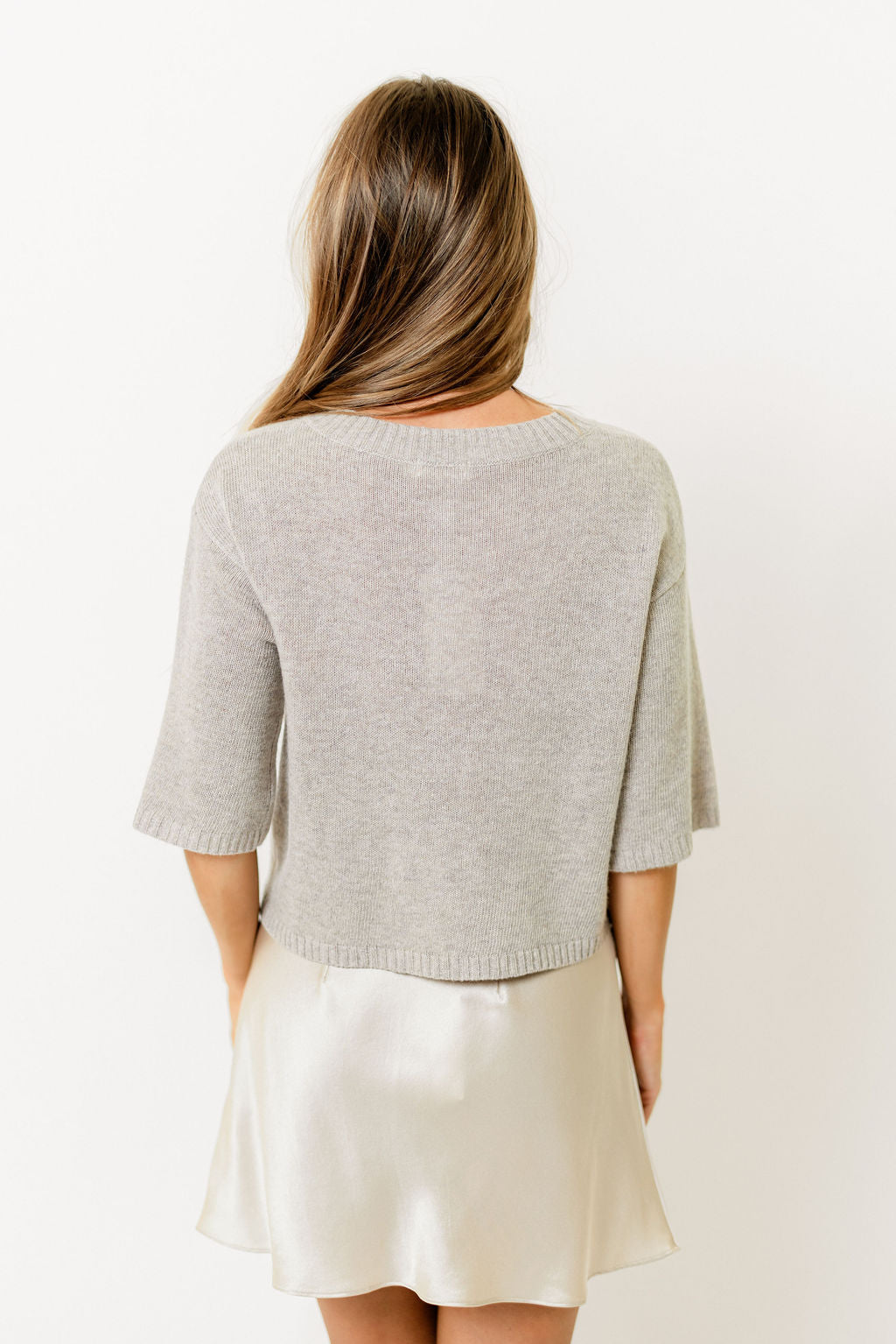 Stacey Cardigan Top in Beige