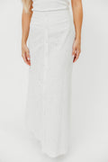 Cathleen Eyelet Maxi Skirt in Ivory