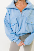 Carter Pullover in Sky