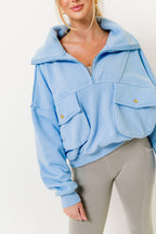 Carter Pullover in Sky