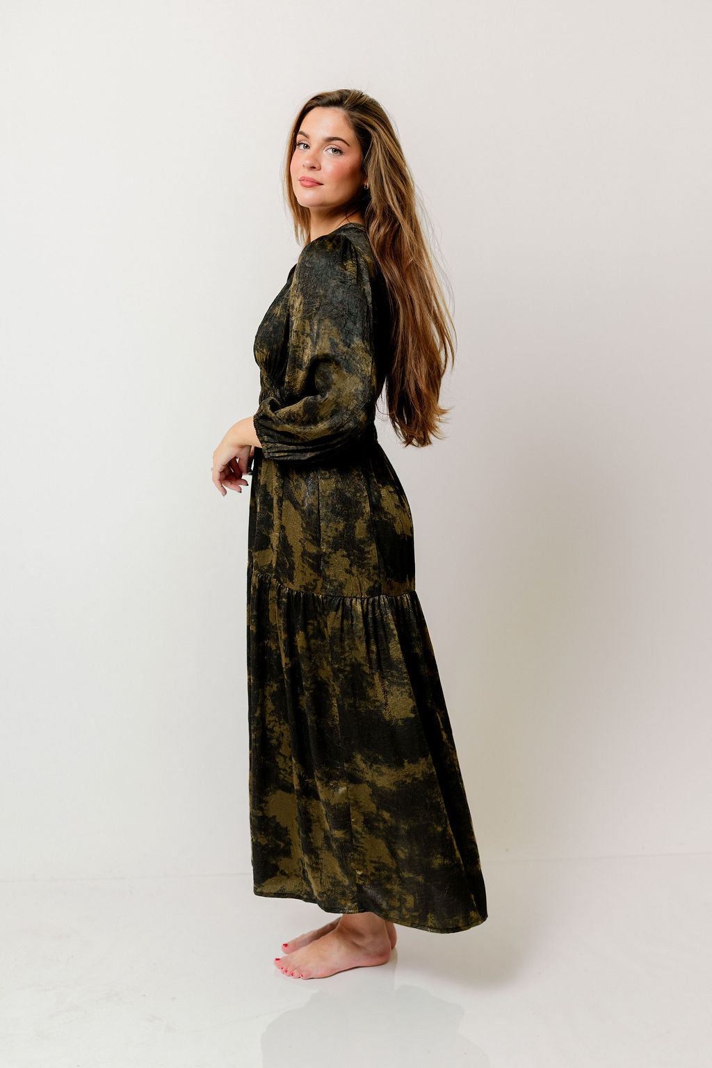 Zia Maxi Dress in Tapenade *Final Sale*